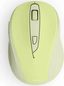 Hama WM-400 Silent Wireless 6-Button Mouse grün/hellgrün, USB