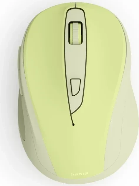 Hama WM-400 Silent Wireless 6-Button Mouse grün/hellgrün, USB