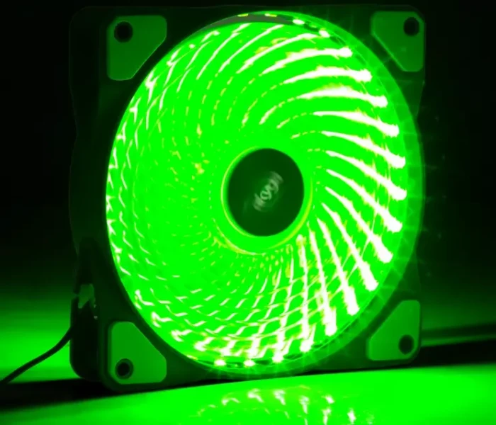 Akyga LED-Lüfter grün, 120mm