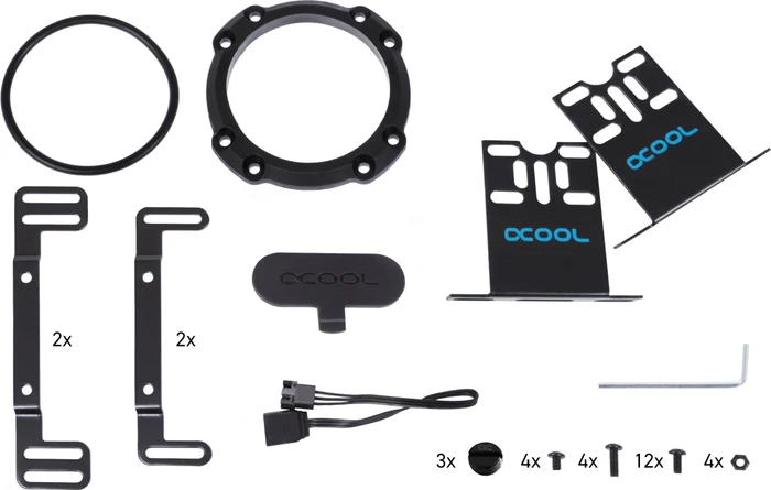 Alphacool Eisbecher Aurora D5 150mm Acetal/Glas inkl. VPP Apex D5