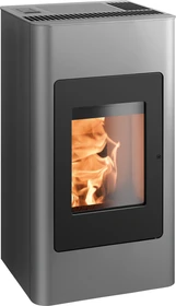 Haas+Sohn HSP 2.Cube Pelletofen anthrazit/tief-schwarz