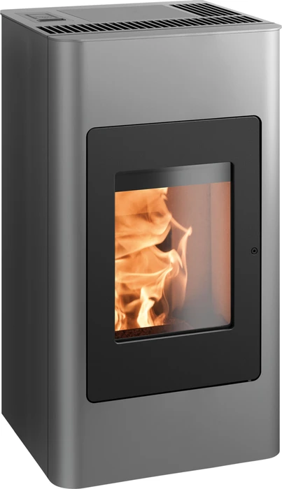 Haas+Sohn HSP 2.Cube Pelletofen anthrazit/tief-schwarz