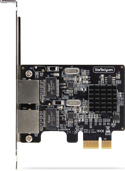 StarTech LAN-Adapter, 2x RJ-45, PCIe 2.0 x1