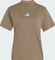 adidas Essentials 3-Streifen Cotton T-Shirt kurzarm khaki six/white (Damen) Vorschaubild