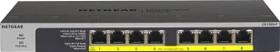 Netgear ProSAFE GS100 Desktop Gigabit Switch, 8x RJ-45, 60.5W PoE+ (GS108LP-100)