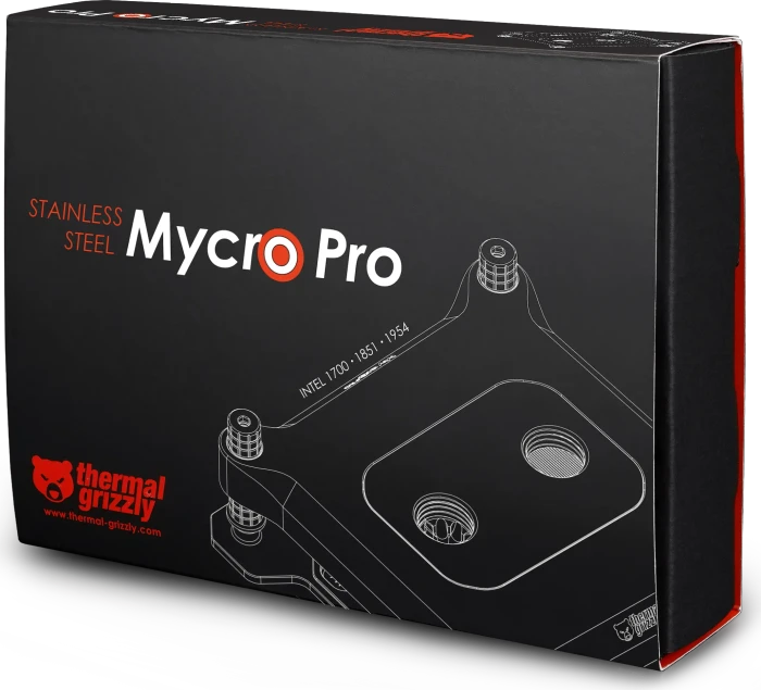 Thermal Grizzly Mycro Pro Stainless Steel, Intel 1700/1851