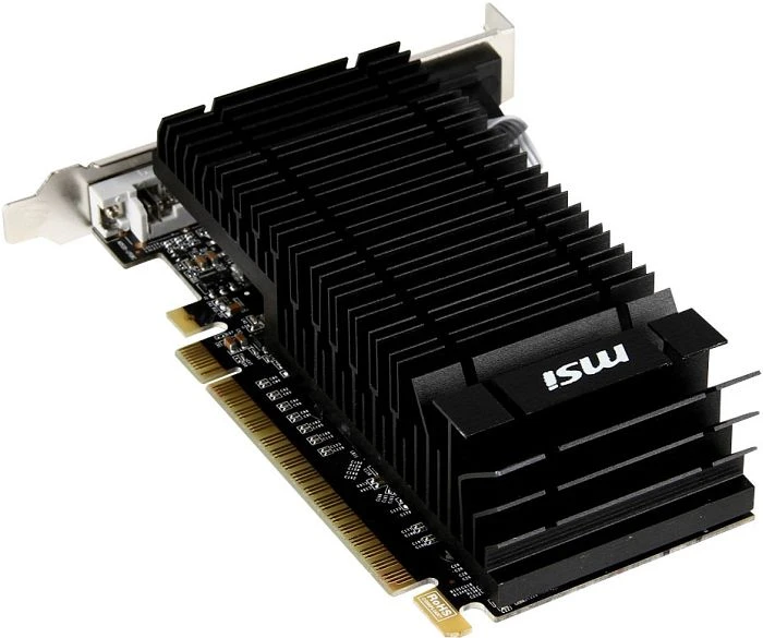 MSI GeForce GT 610, N610-1GD3H/LPL, 1GB DDR3, VGA, DVI, HDMI