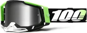 100% Racecraft 2 Schutzbrille black/mirror silver lens