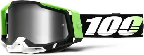 100% Racecraft 2 Schutzbrille black/mirror silver lens
