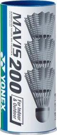 Yonex Mavis 200 Badmintonbälle weiß, 3 Stück