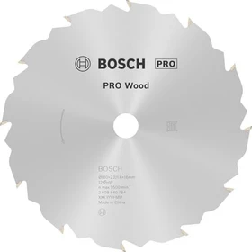 Bosch Professional Speedline Wood Kreissägeblatt 12Z, 160x2.2x16mm, 1 Stück