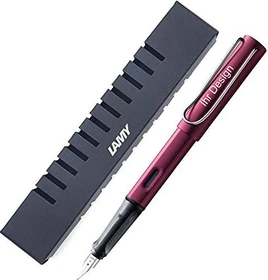 Lamy AL-star purple/black, linke Hand