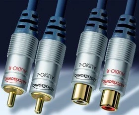 Clicktronic HC420 Composite Audio Verlängerungskabel 5m