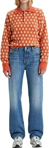 Levi's 501 90's Jeans medium indigo worn in (Damen)