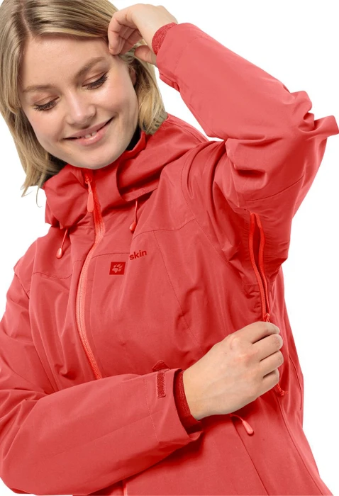 Jack Wolfskin Fernblick 2l Funktionsjacke vibrant red (Damen)