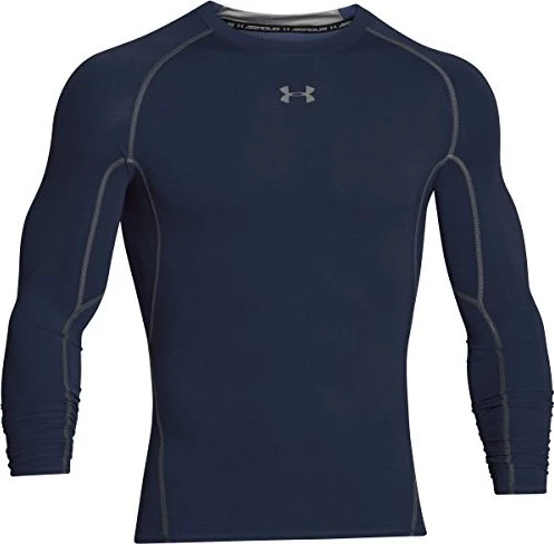 Under Armour HeatGear Armour Kompressionsshirt langarm navy/steel (Herren)