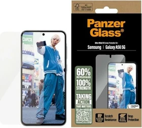 PanzerGlass Screen Protector Ultra-Wide Fit with EasyAligner für Samsung Galaxy A56 5G