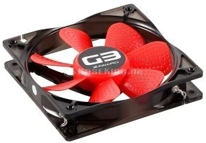 Zaward Golf Fan G3 LED rot, 1000rpm, 120mm