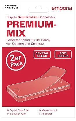 Emporia Displayschutzfolie für Samsung Galaxy S2