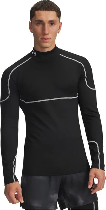 Under Armour Cold Weather Grid Funktionsshirt langarm schwarz/weiß (Herren)