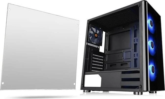 Thermaltake V200 TG RGB, schwarz, Glasfenster