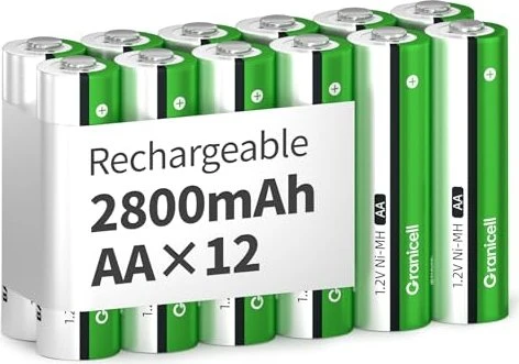 Granicell Mignon AA NiMH 2800mAh, 12er-Pack