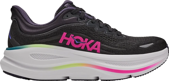 Hoka Bondi 9 black/neon dragonfruit (Damen)