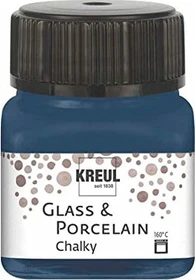 Kreul Glass & Porcelain Chalky Malfarbe, navy blue, 20ml