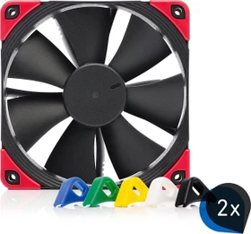 Noctua NF-F12 PWM chromax.black.swap, 120mm, 2er-Pack