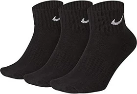 Nike Cushioned Ankle Socken schwarz/weiß, 3 Paare