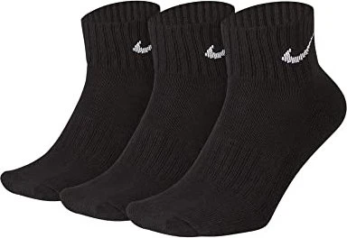 Nike Cushioned Ankle Socken schwarz/weiß, 3 Paare