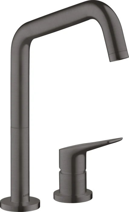 Hansgrohe Axor Citterio M 2-Loch 240 mit Schwenkauslauf brushed black chrome