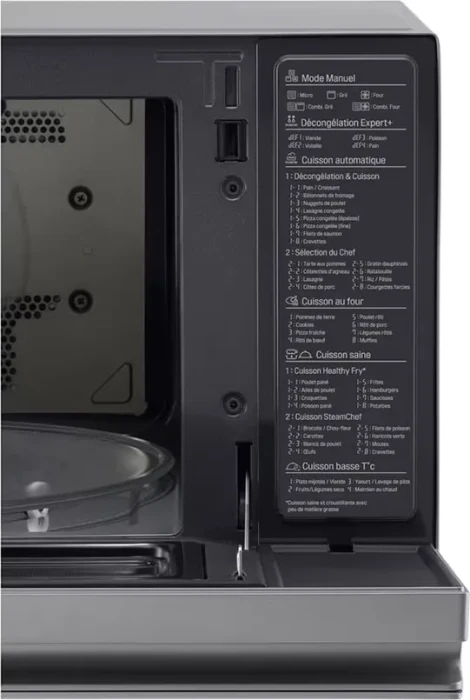 LG MJ3965ACS Mikrowelle mit Grill/Heißluft