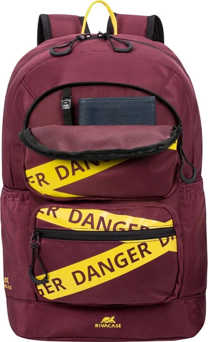 RivaCase Erebus 5421 Stadtrucksack Laptop Rucksack 13.3", burgundy rot