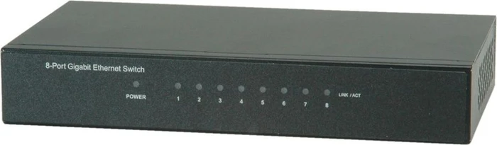 Roline / Secomp Desktop Gigabit Switch, 8x RJ-45