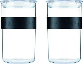 Bodum Presso Aufbewahrungsbehälter 1l schwarz, 2 Stück