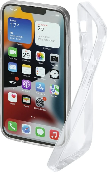 Hama Cover Crystal Clear für Apple iPhone 13 Pro transparent