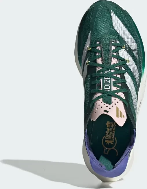 adidas Adizero Adios Pro 3 collegiate green/cloud white/sandy pink (Damen)