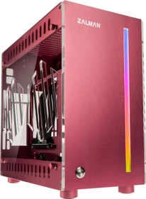 Zalman Z-Machine 300 pink, Acrylfenster, Mini-ITX