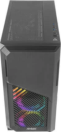 Antec Dark League Dark Phantom DP502 Flux, schwarz, Glasfenster
