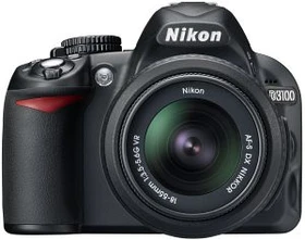 Nikon D3100 schwarz mit Objektiv Fremdhersteller