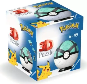 Ravensburger Puzzle 3D Puzzle-Ball Pokémon Pokéballs Netzball