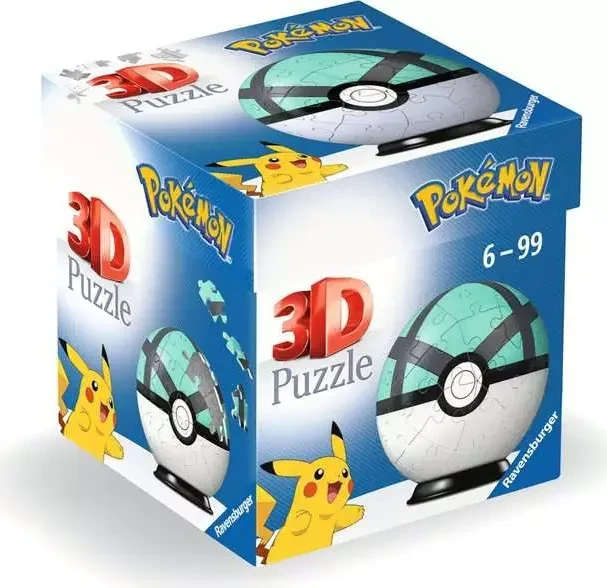 Ravensburger Puzzle 3D Puzzle-Ball Pokémon Pokéballs Netzball