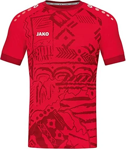 Jako Tropicana Funktionsshirt kurzarm sportrot