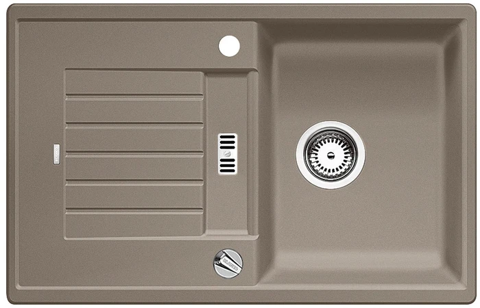 Blanco Zia 45 S Becken reversibel mit Ablauffernbedienung tartufo