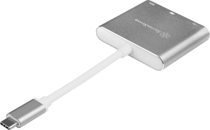 SilverStone EP08 USB 3.0 Typ-C auf HDMI Adapter, silber