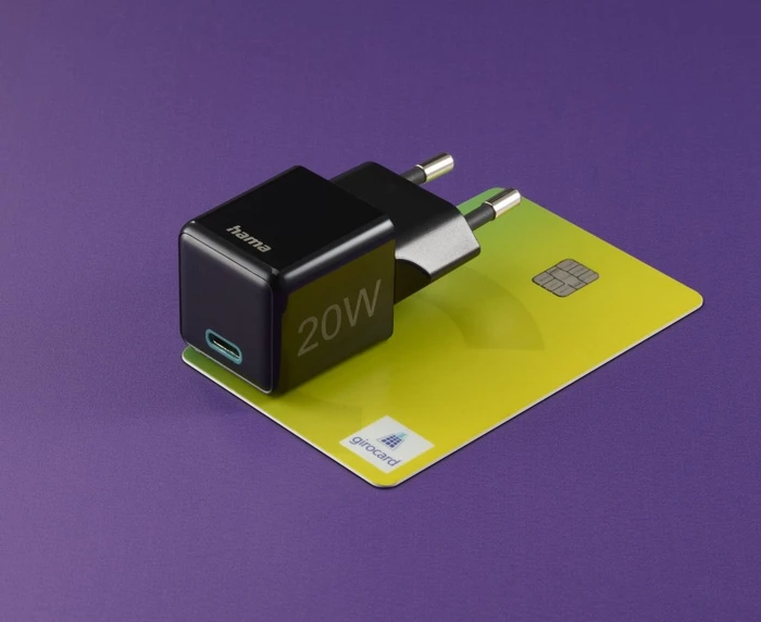 Hama Schnellladegerät USB-C Super-Mini-Charger PD 20 W schwarz