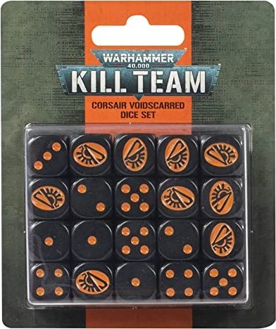 Games Workshop Warhammer 40.000 Kill Team - Würfelset: Corsair Voidscarred