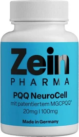 Zein Pharma PQQ NeuroCell 20mg | 100mg Kapseln, 30 Stück
