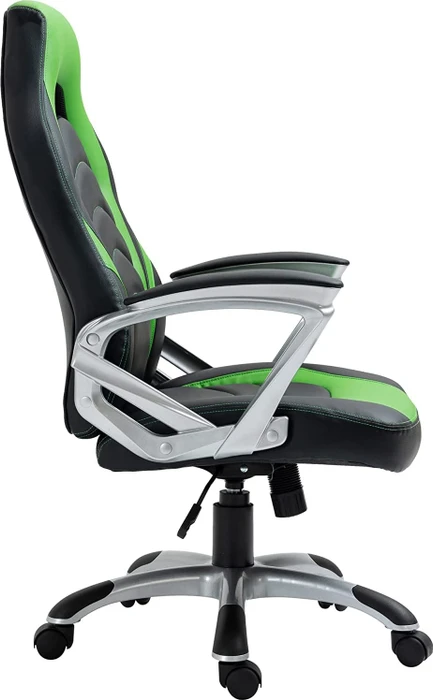 CLP Foxton Kunstleder Gamingstuhl, schwarz/grün